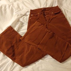 7 For All Man Kind Corduroy Flare Pant